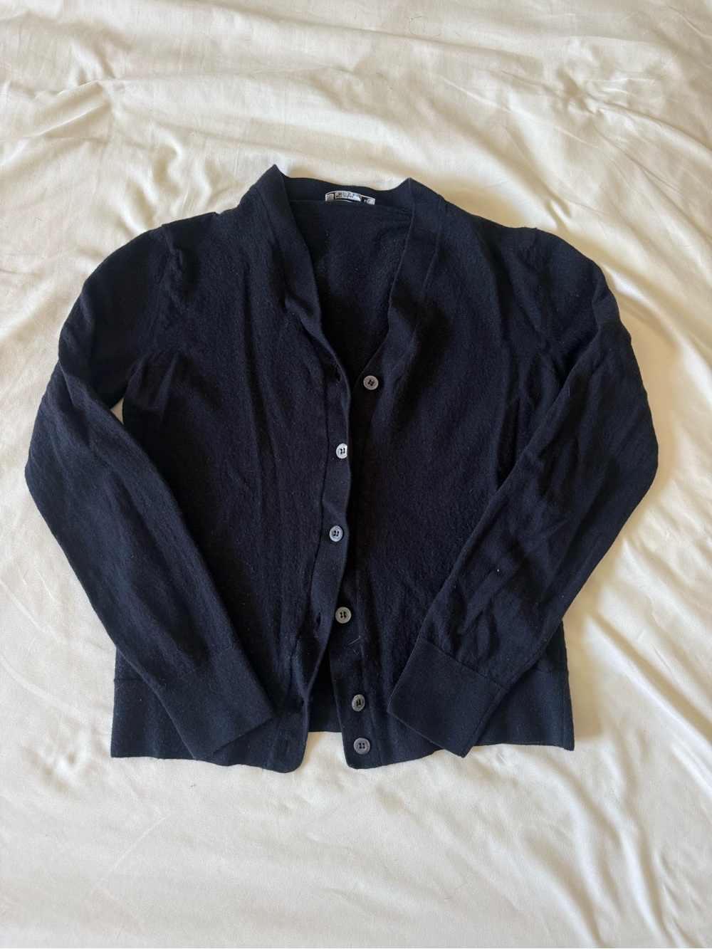 PRADA | Women’s Black Button-Front Cardigan Sweater